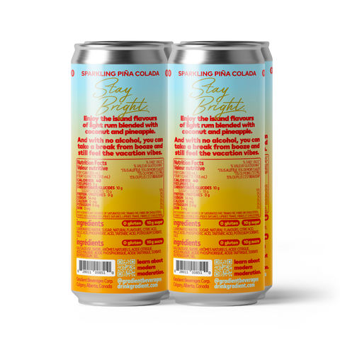 0% - Pina Colada 4-Pack