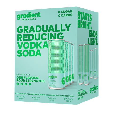 Cucumber Mint - gradient - 4-Pack