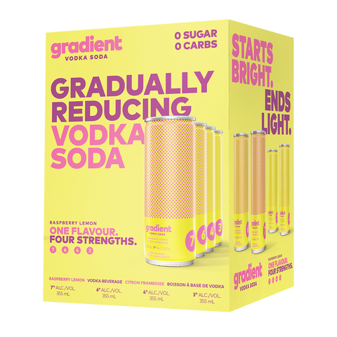 Raspberry Lemon - gradient - 4-Pack