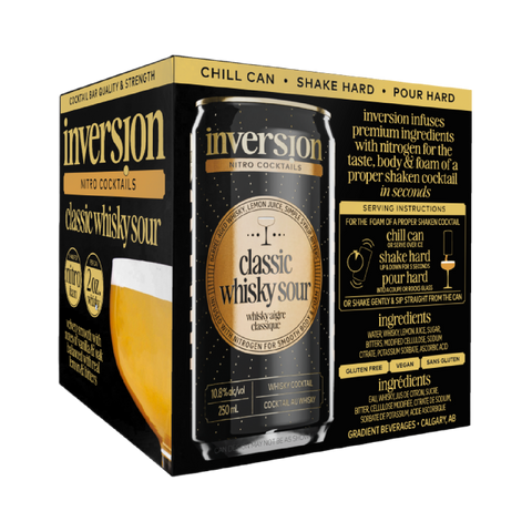Inversion Nitro Classic Whisky Sour 4-Pack