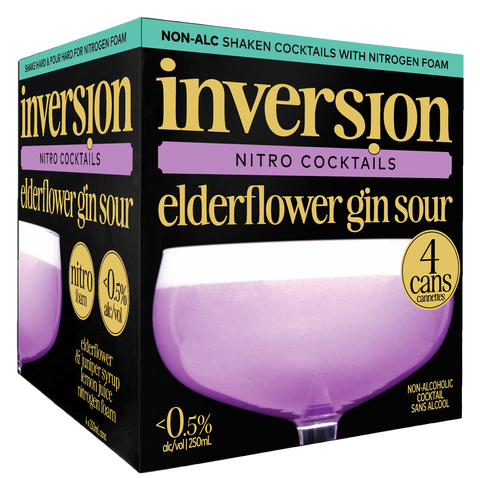 Non-Alc Elderflower Gin Sour