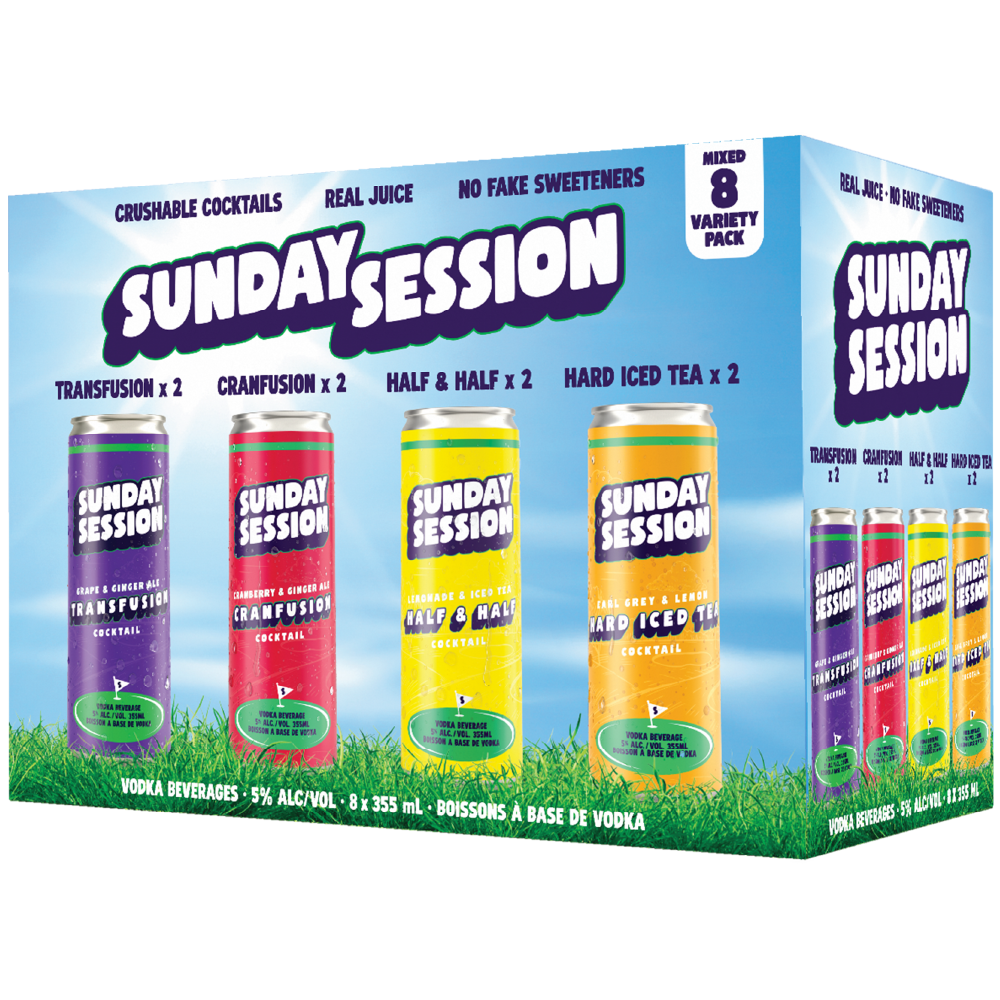 Sunday Session - Mixed 8 Variety Pack – Gradient Beverages