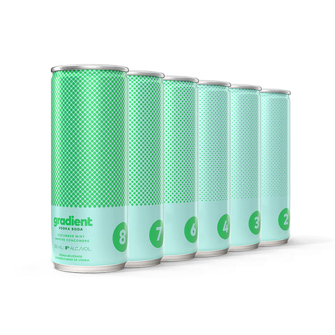 Cucumber Mint Gradient 6-pack