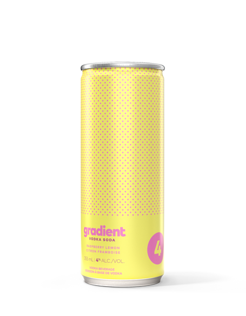 4% Raspberry Lemon Case (24 cans)