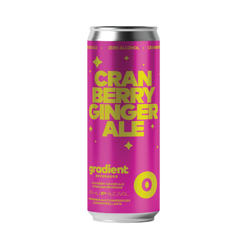 0% - Cranberry Ginger Ale 4-pack