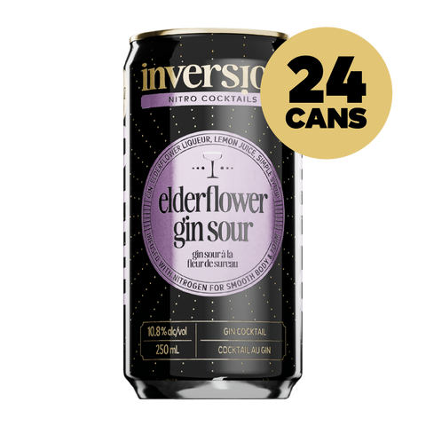 Inversion Nitro Elderflower Gin Sour 24-pack