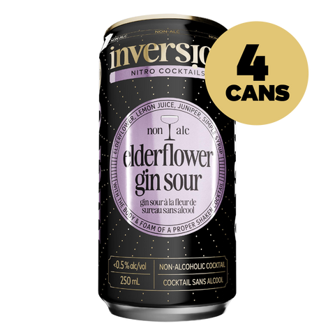 Inversion Non-Alc Elderflower Gin Sour 4-Pack