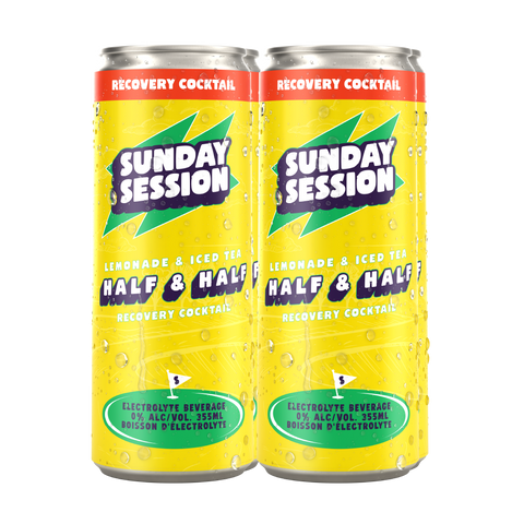 Sunday Session - Half & Half Recovery Cocktail - 4-Pack
