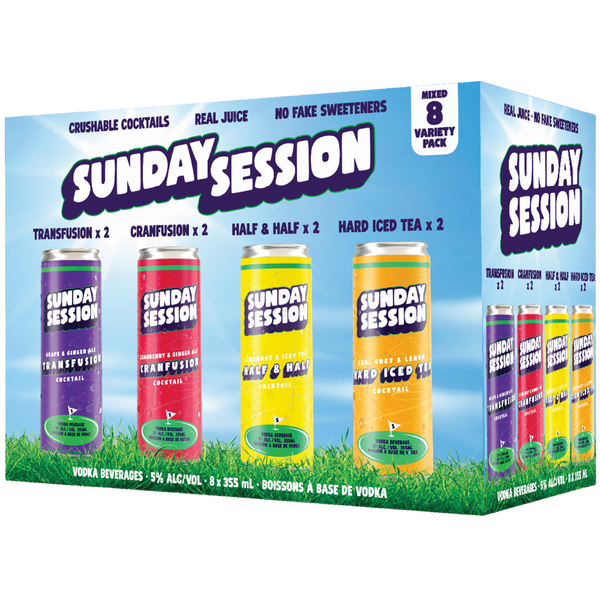 Sunday Sunday Session - Mixed 8 Variety Pack – Gradient Beverages