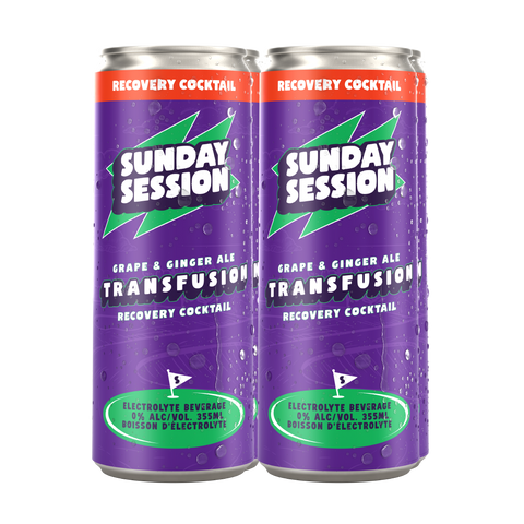 Sunday Session - Transfusion Recovery Cocktail - 4-Pack