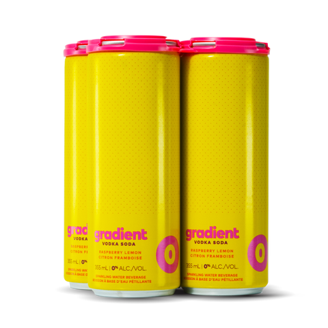 0% - Raspberry Lemon Gradient - 4-pack